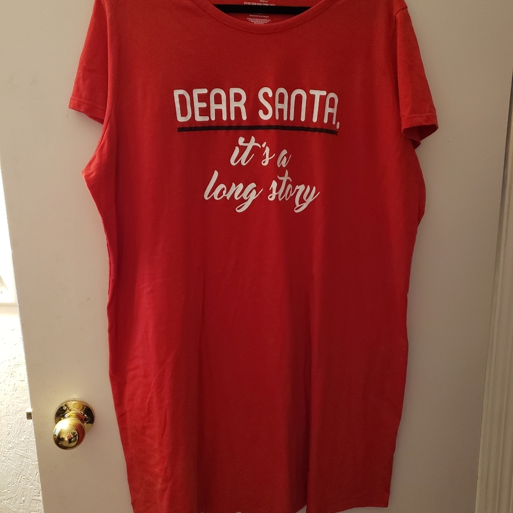Dear Santa It's a long story Nighgown